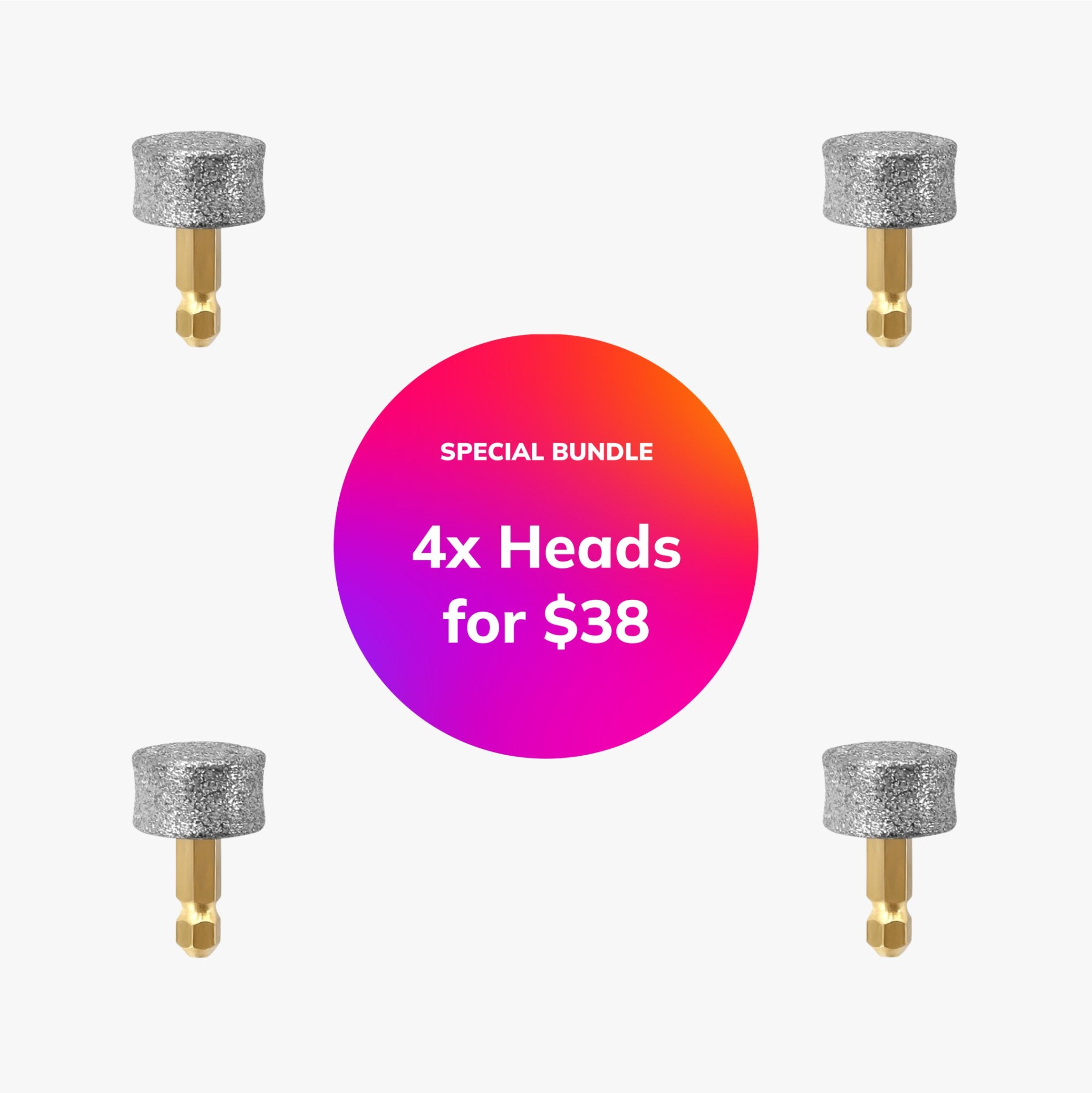 4x Grinder Heads Bundle